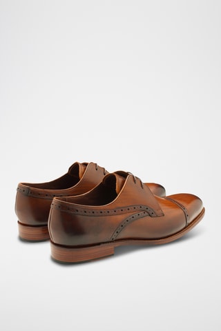 Derbys en cuir Ealing - Marron