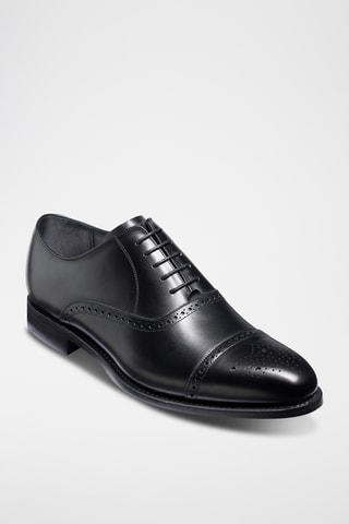 Richelieus en cuir de veau Holland Park - Noir