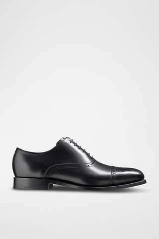 Richelieus en cuir de veau Holland Park - Noir