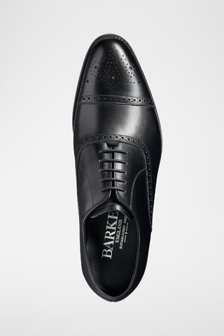 Richelieus en cuir de veau Holland Park - Noir