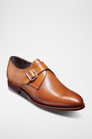 Derbys à boucle en cuir de veau Marble Arch - Camel