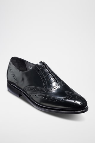 Richelieus en cuir Chancery - Noir