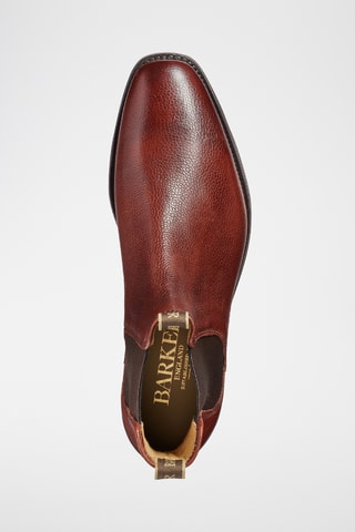 Boots Chelsea en cuir Mansfield - Marron