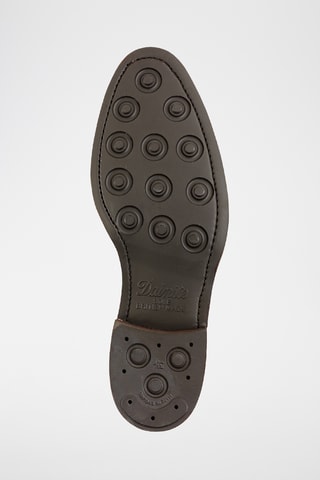 Boots Chelsea en cuir Mansfield - Marron foncé