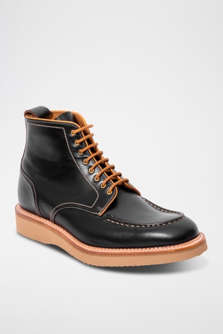 Boots en cuir de veau Indiana - Noir