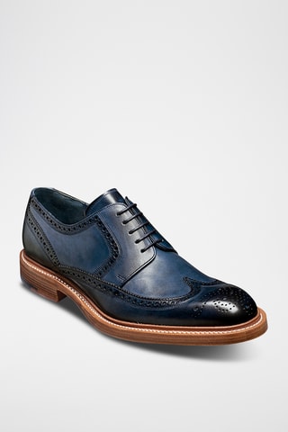 Derbys en cuir Bailey - Bleu marine 