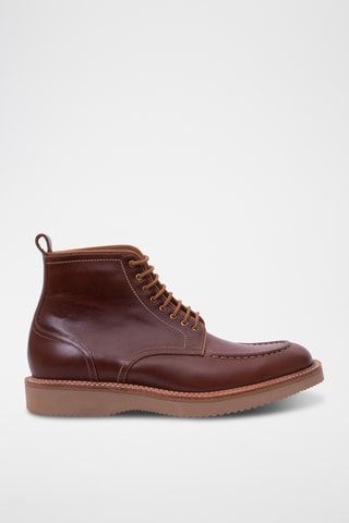 Boots en cuir de veau Indiana - Marron