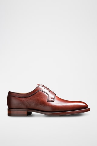Derbys en cuir Skye - Rouge brique