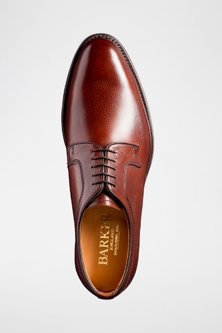 Derbys en cuir Skye - Rouge brique