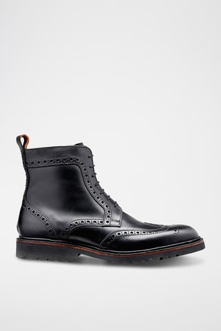 Boots en cuir de veau Woodbury - Noir