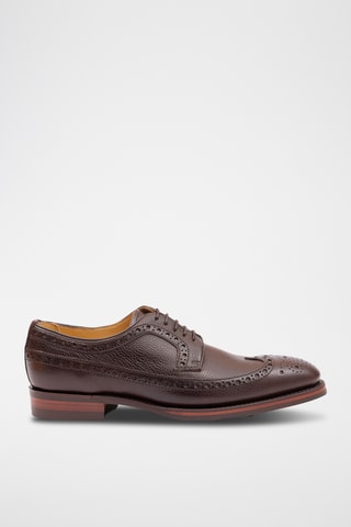 Derbys en cuir Calvay - Marron foncé