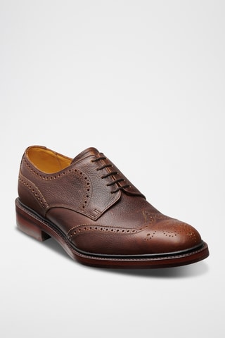 Derbys en cuir Kelmarsh - Marron