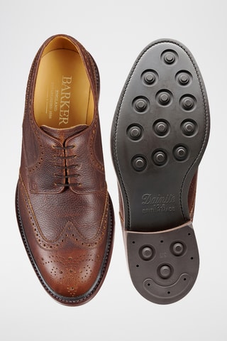 Derbys en cuir Kelmarsh - Marron