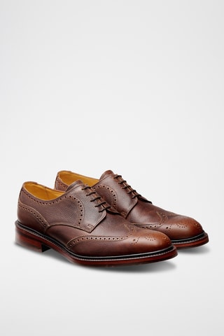 Derbys en cuir Kelmarsh - Marron