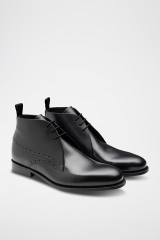 Boots en cuir de veau Fulham - Noir