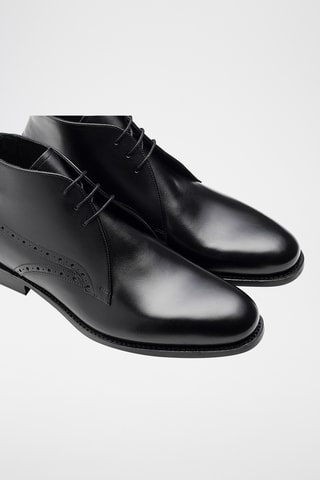 Boots en cuir de veau Fulham - Noir