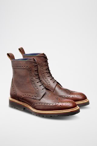 Boots en cuir Woodbury - Marron
