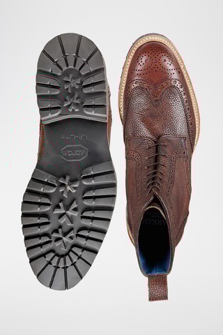Boots en cuir Woodbury - Marron