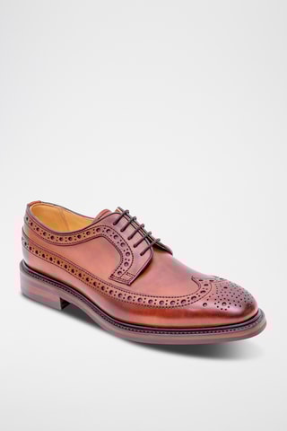 Derbys en cuir de veau Pickering - Marron
