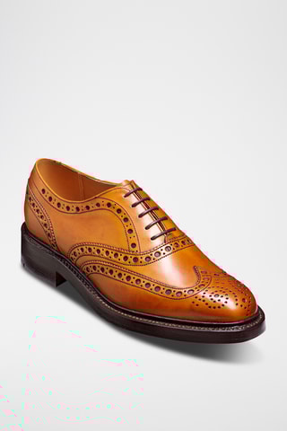 Derbys en cuir de veau Westfield - Marron clair