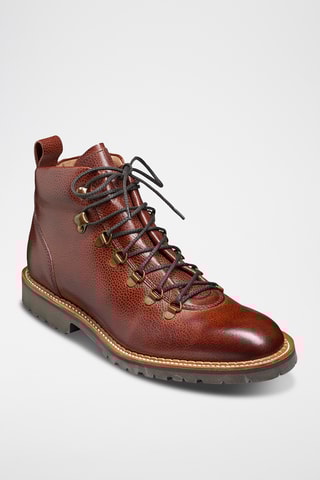 Boots en cuir Glencoe - Rouge brique