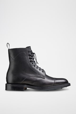 Boots en cuir Donegal - Noir