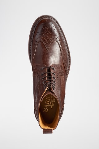 Boots en cuir Calder - Marron foncé