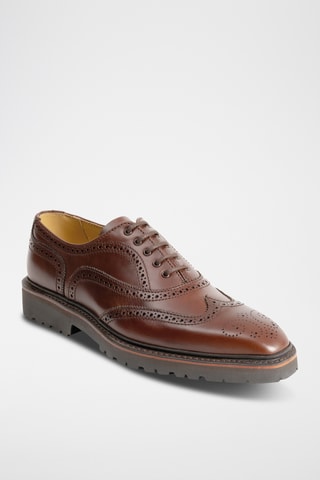 Derbys en cuir Sedburgh - Marron foncé