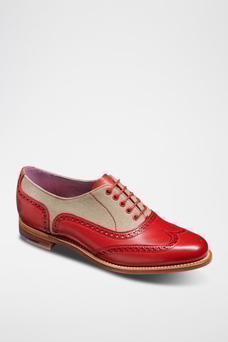 Derbys en cuir Ali - Rouge