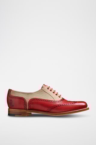 Derbys en cuir Ali - Rouge