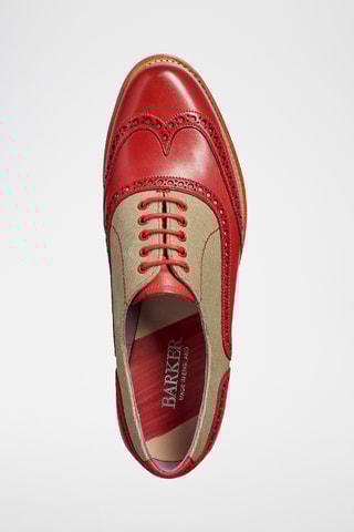Derbys en cuir Ali - Rouge