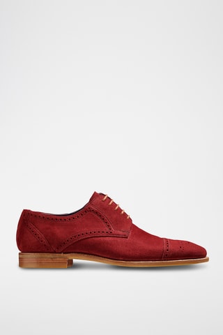 Derbys en nubuck Nixon - Bordeaux
