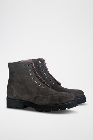 Boots en nubuck Kelsey - Gris