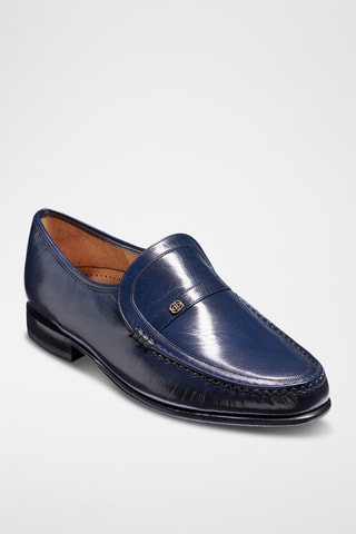 Mocassins en cuir Jefferson - Bleu marine
