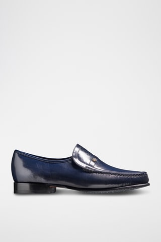 Mocassins en cuir Jefferson - Bleu marine