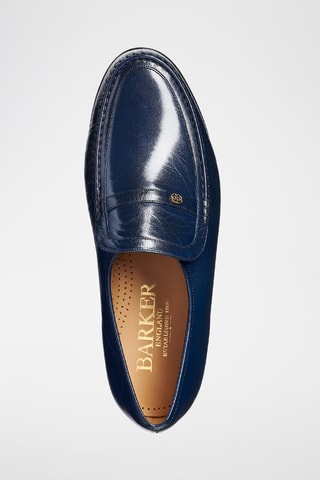 Mocassins en cuir Jefferson - Bleu marine