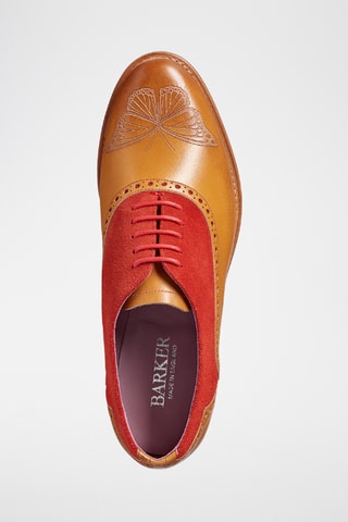 Derbys en cuir Gwen - Rouge