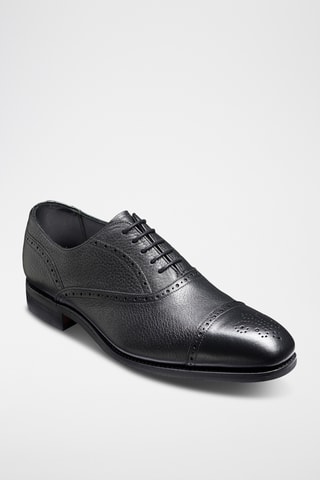 Derbys en cuir de cerf Newent - Noir