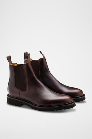 Boots Chelsea en cuir Camborne - Marron