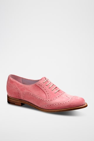 Derbys en nubuck Freya - Rose