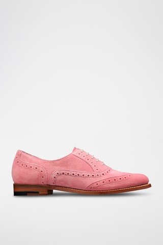 Derbys en nubuck Freya - Rose