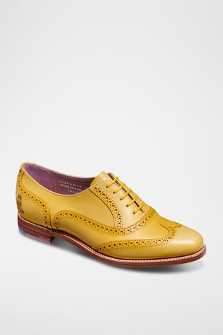 Derbys en cuir Santina - Jaune