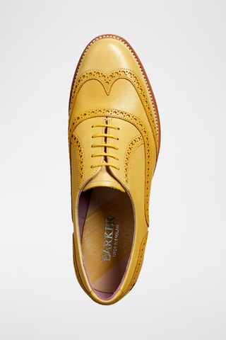 Derbys en cuir Santina - Jaune