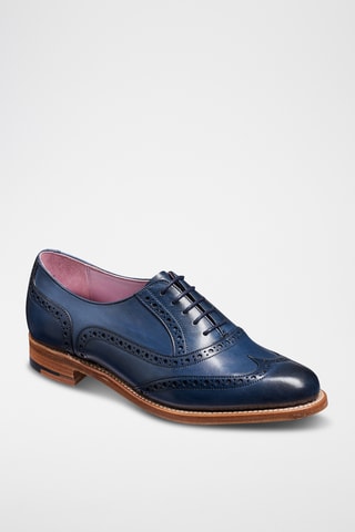 Derbys en cuir Fearne - Bleu marine