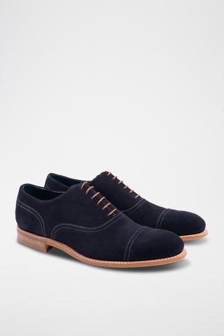 Derbys en nubuck Pullman - Bleu nuit