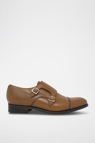 Derbys à boucles en cuir Turnstall - Marron
