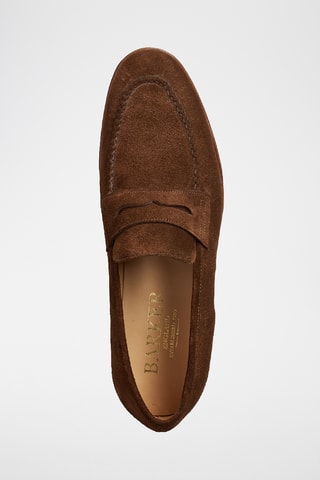 Mocassins en cuir de cerf nubuck Ledley - Marron