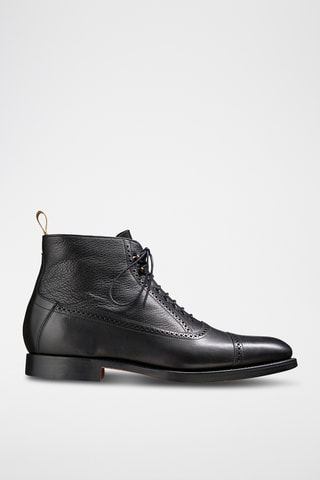 Boots en cuir Foley - Noir