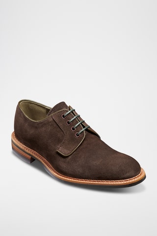 Derbys en nubuck Berry - Marron foncé