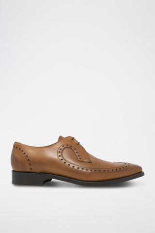 Derbys en cuir de veau Woody - Marron